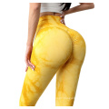 2020 Hot sellwomen sexy highwaist push up fitness leggins sport yoga pant squatproof  tie dye squat proof workout leggings